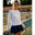 Tennis/Padel Organische Sweatshirt Dames Wit
