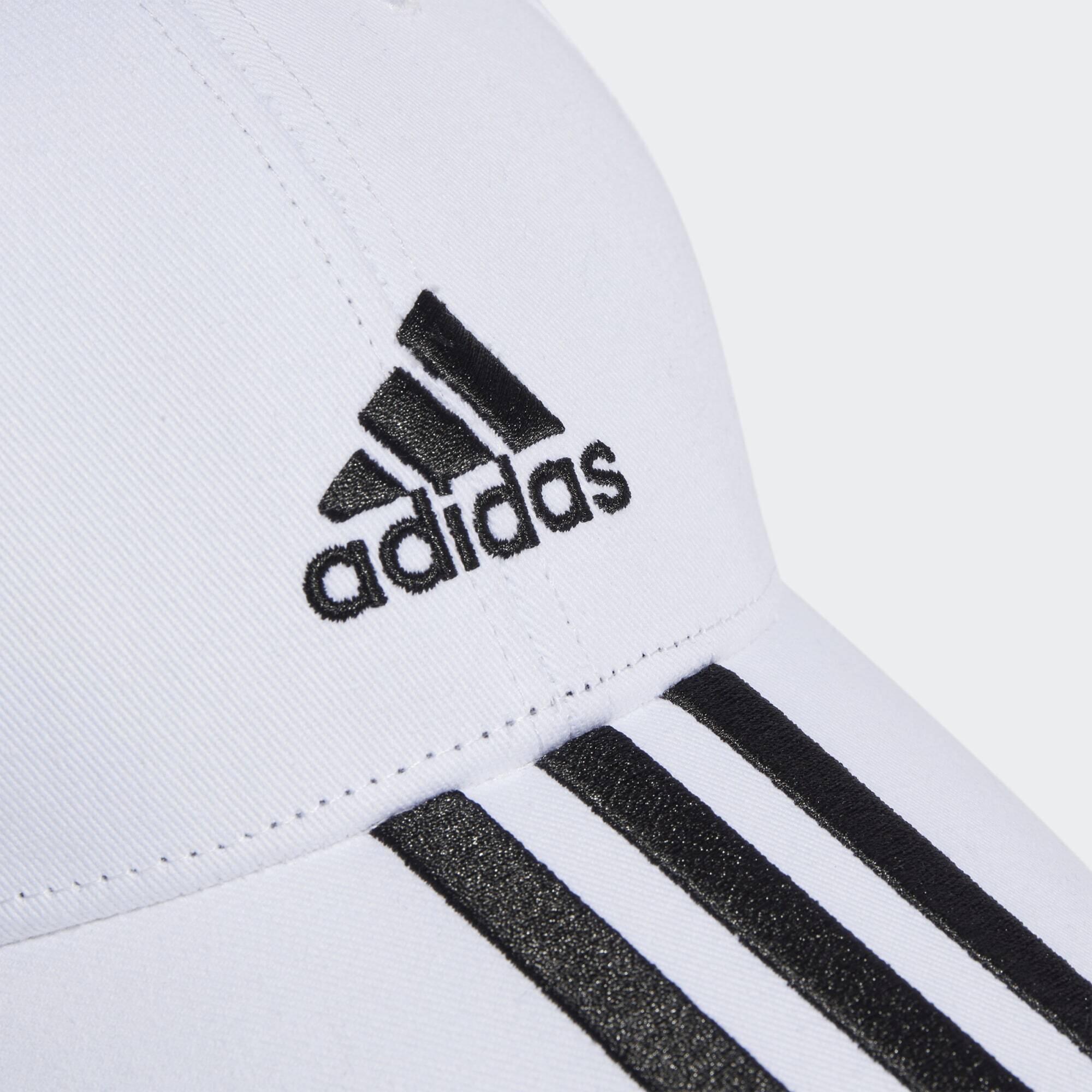 3-Stripes Cotton Twill Baseball Cap 4/6