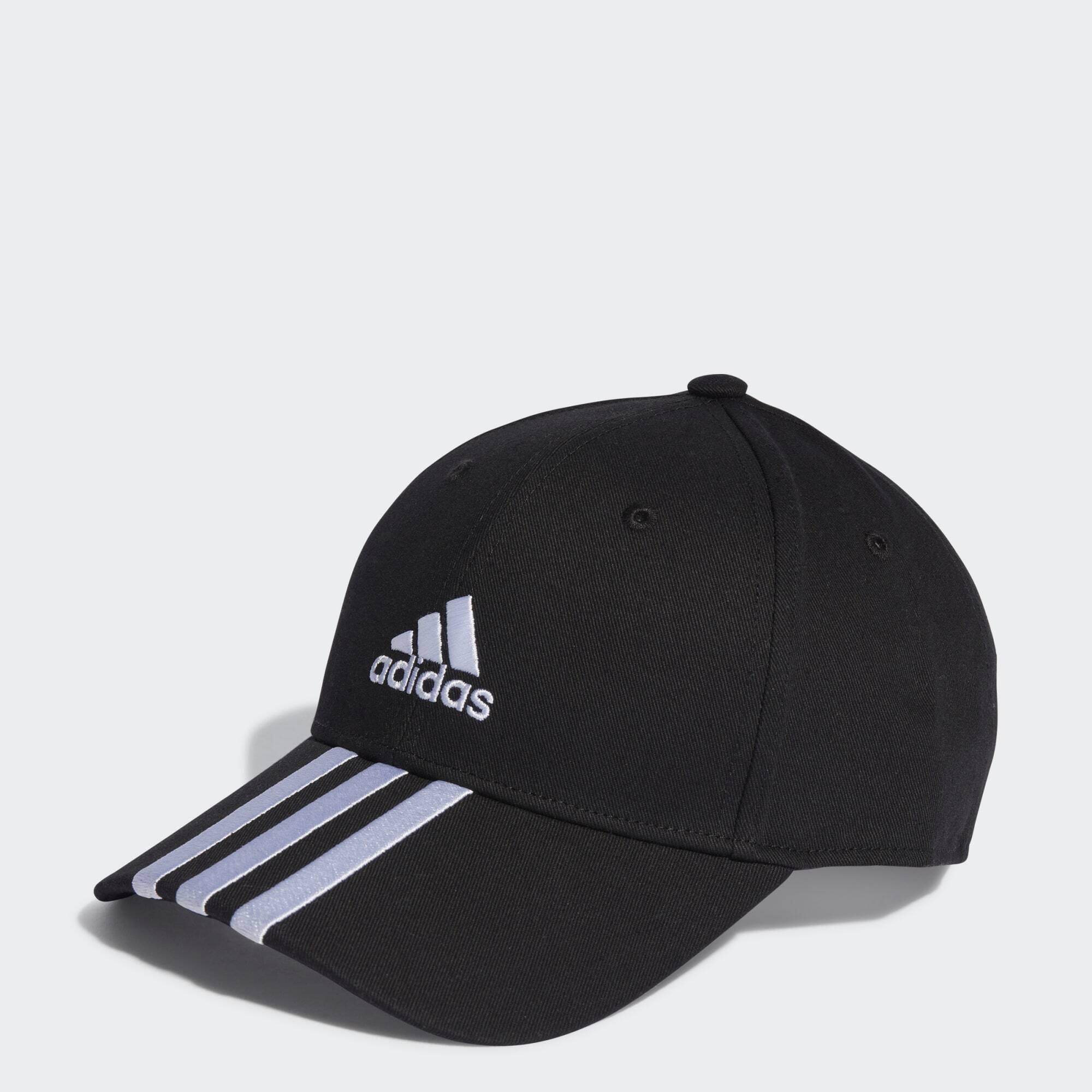 3-Stripes Cotton Twill Honkbalpet 6/6