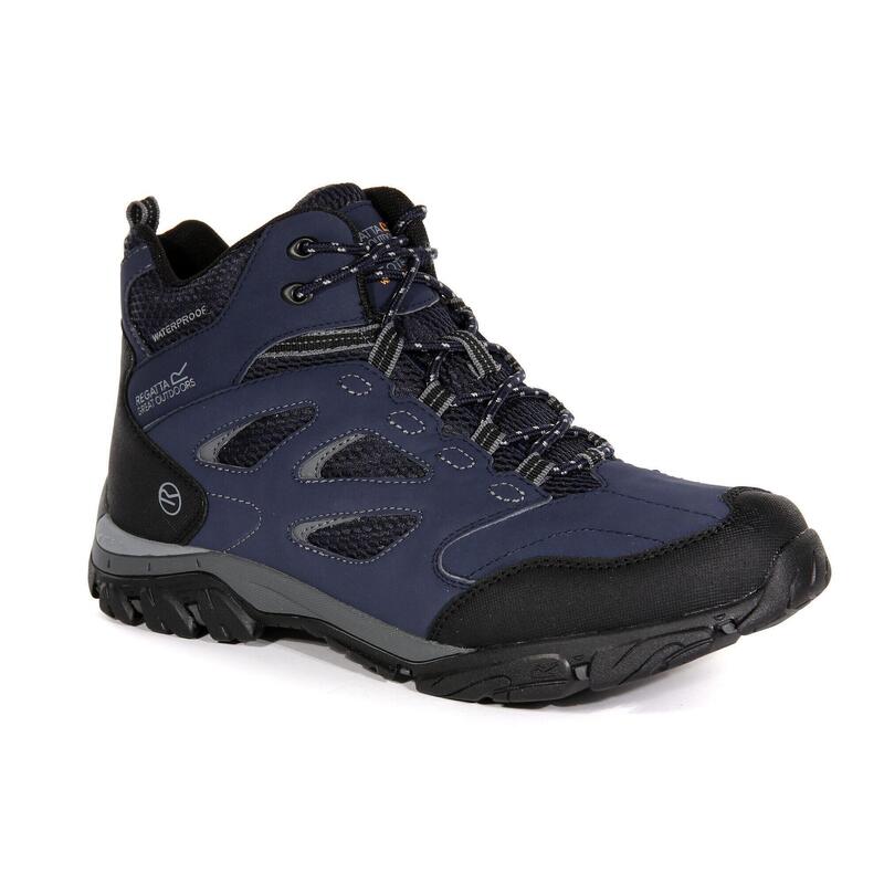 Holcombe IEP Heren Hiking Halfhoge Wandelschoenen - Marineblauw / grijs