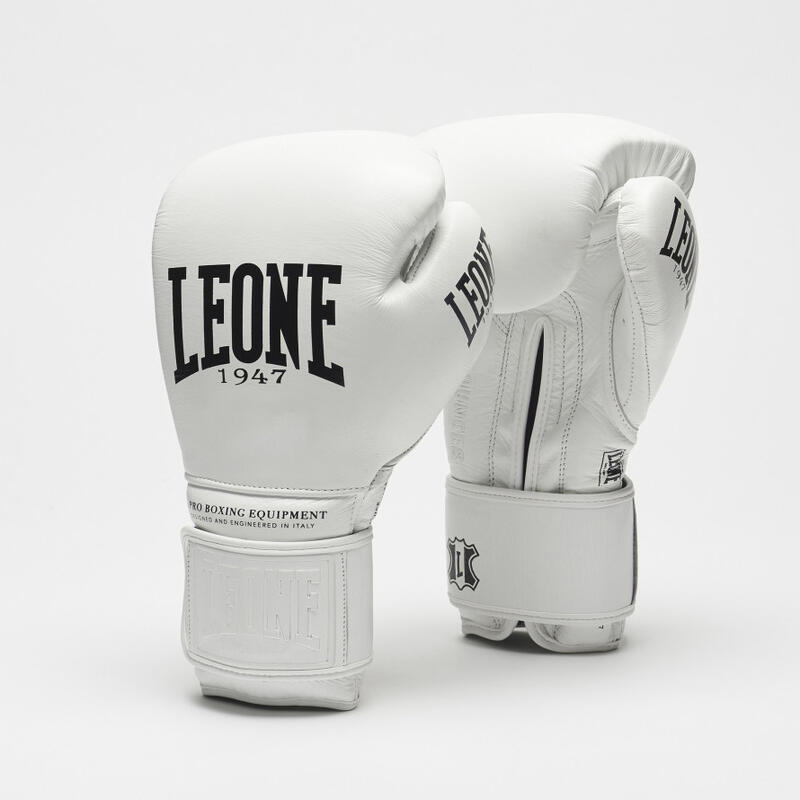 Guantes de Boxeo Leone1947 The Greatest blanco