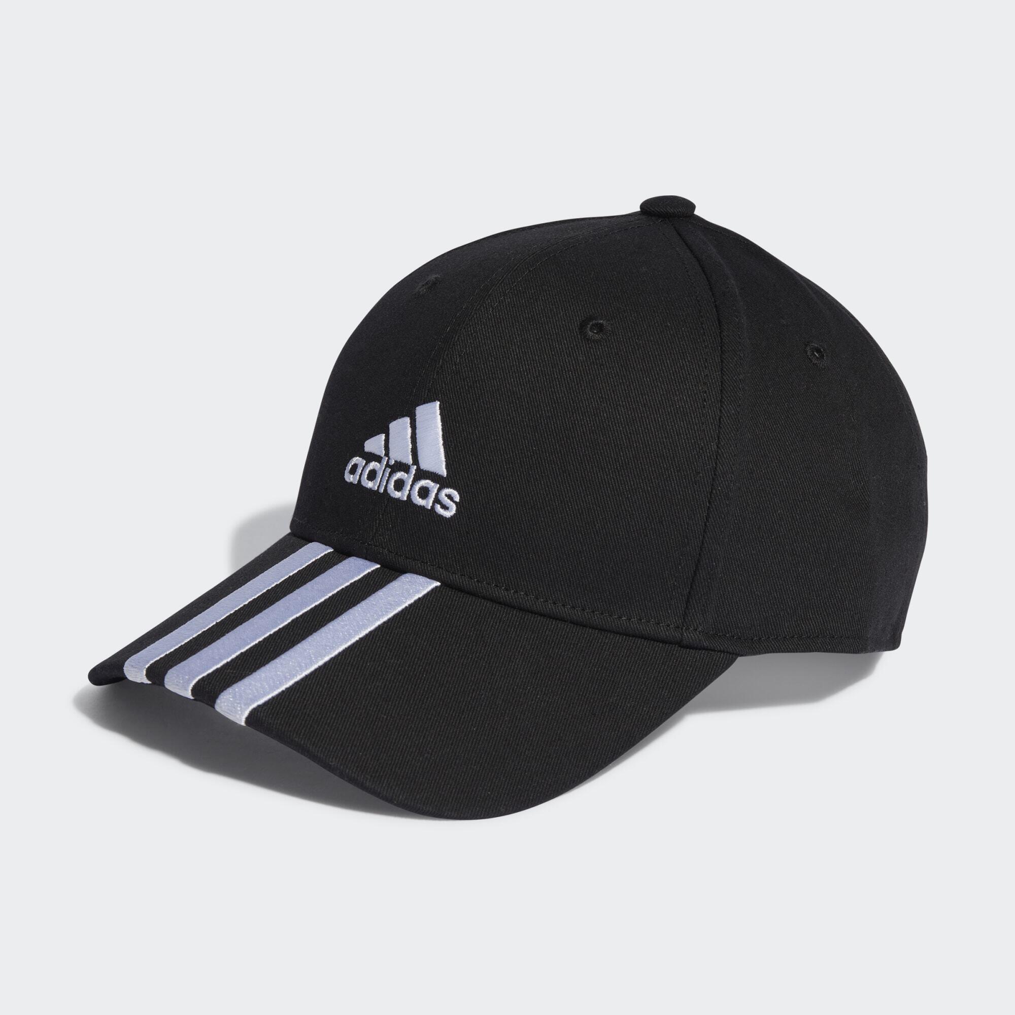 3-Stripes Cotton Twill Honkbalpet 2/6