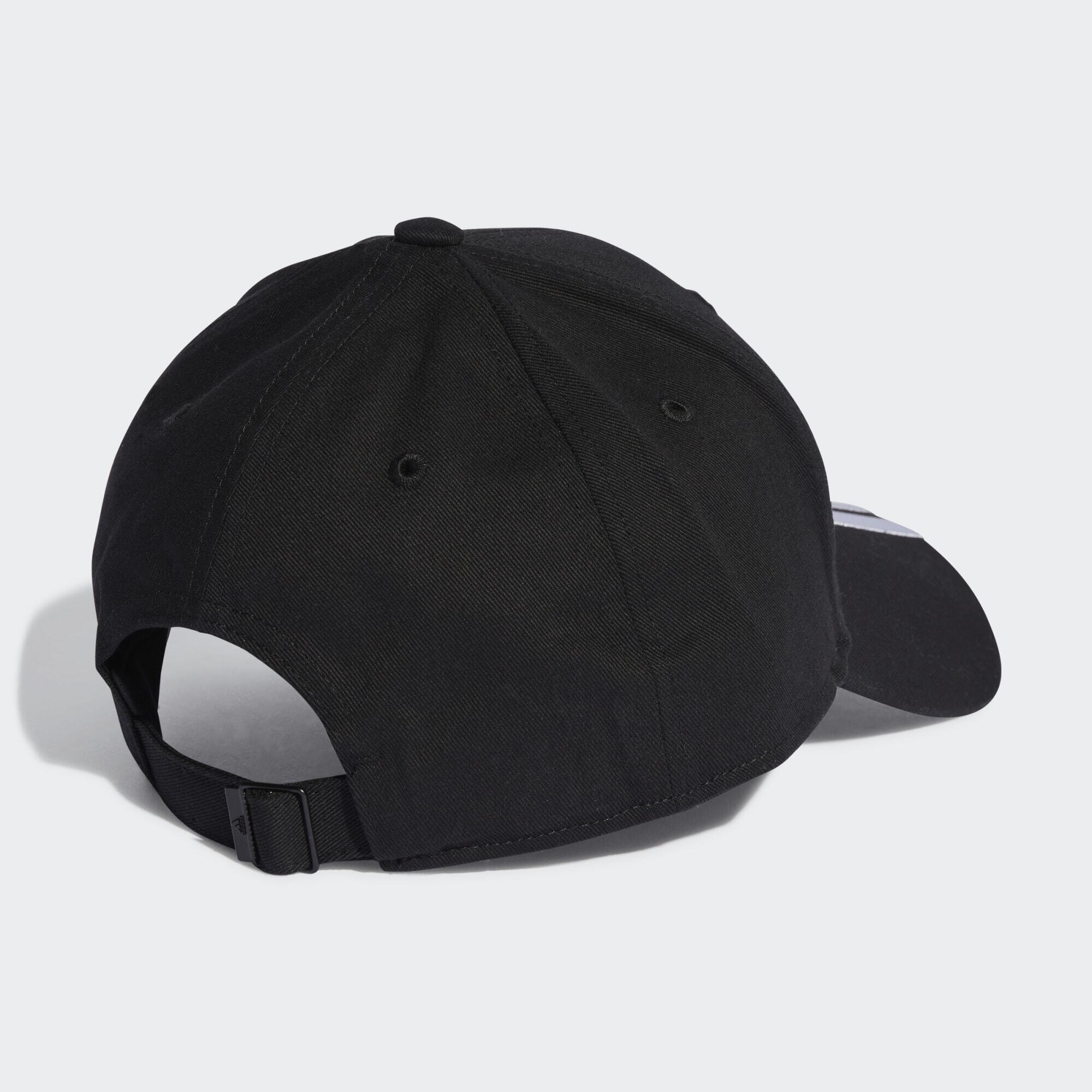 3-Stripes Cotton Twill Honkbalpet 3/6