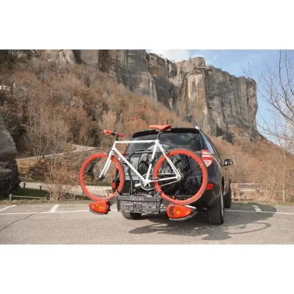 Suport Menabo Altair pentru 2 biciclete cu prindere pe carligul de remorcare 5/7