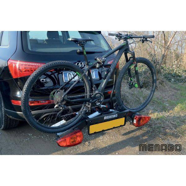 Suport Menabo Altair pentru 2 biciclete cu prindere pe carligul de remorcare
