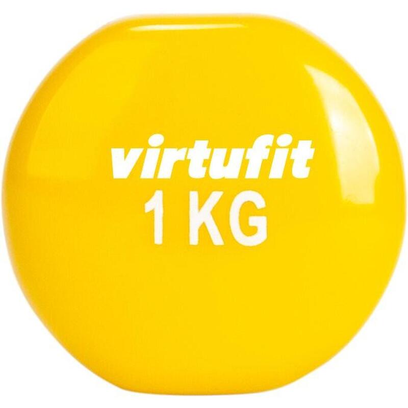 Vinyl Kurzhantel - Professionell - 1 kg - Gelb