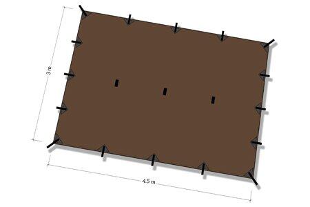DD Hammocks Tarp XL – Coyote Brown 6/6