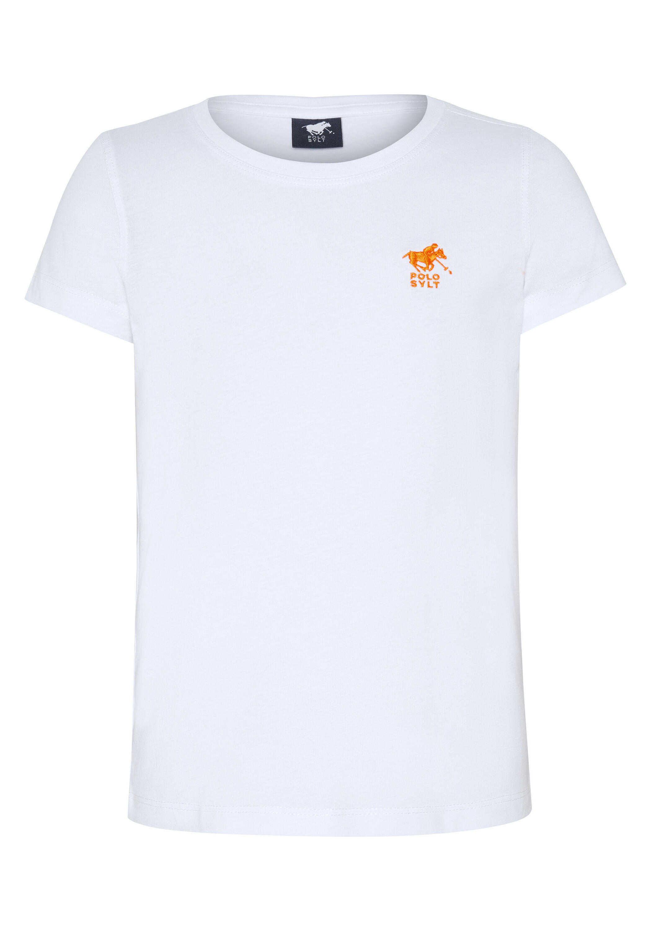 T-Shirt mit gesticktem Logo-Symbol