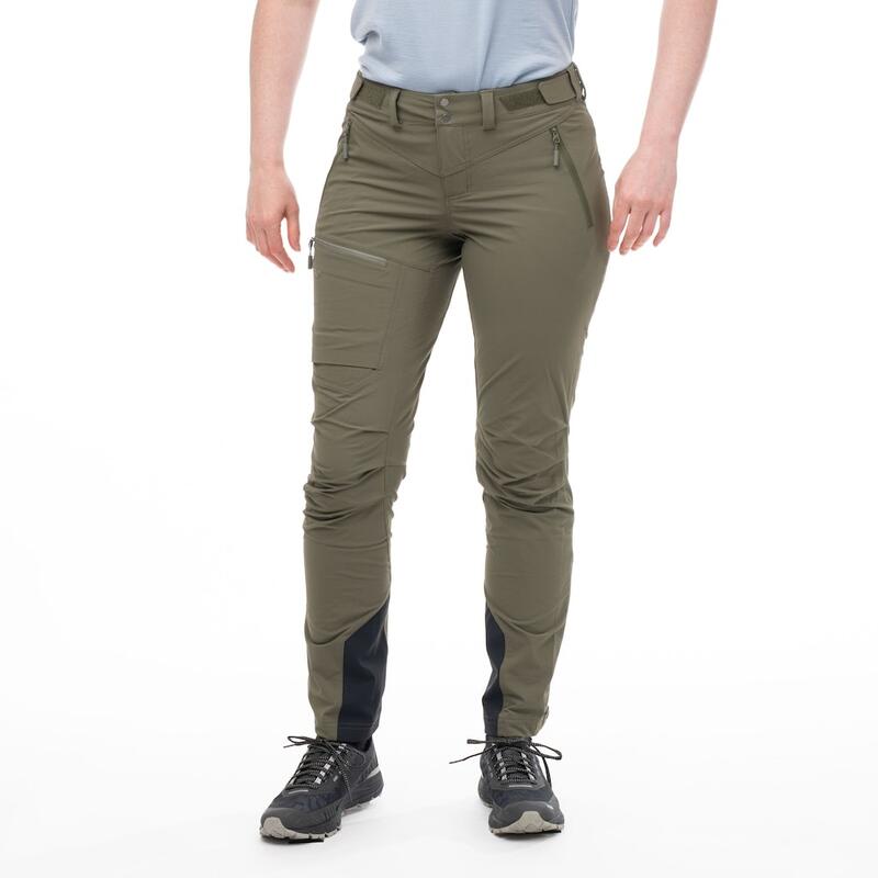 Bergans of Norway Pantaloni softshell Breheimen - Donna - Verde scuro fango