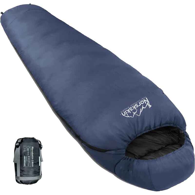 Mumienschlafsack Norskskin Lieva Rechts 900g Ultraleicht Schlafsack
