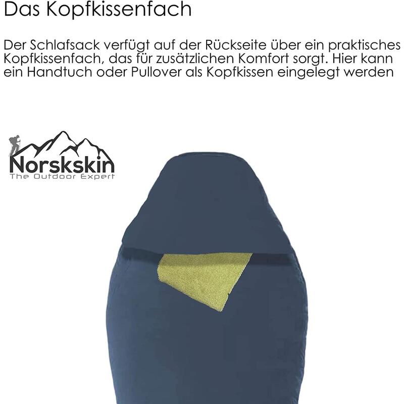 Mumienschlafsack Norskskin Lieva Rechts  900g Ultraleicht Schlafsack