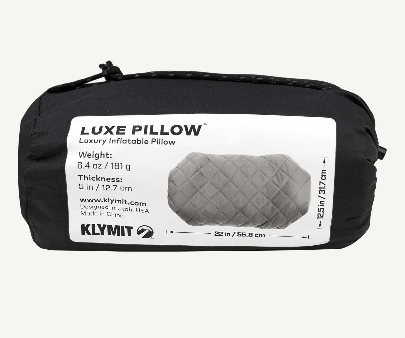 KLYMIT Poduszka LUXE PILLOW-Niebieski 2/6