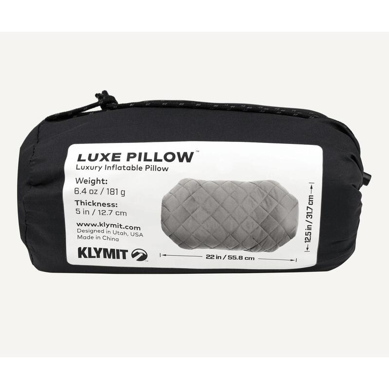 Luxe Pillow™ Luxus Kopfkissen für Camping Trekking Outdoor Festival Klymit