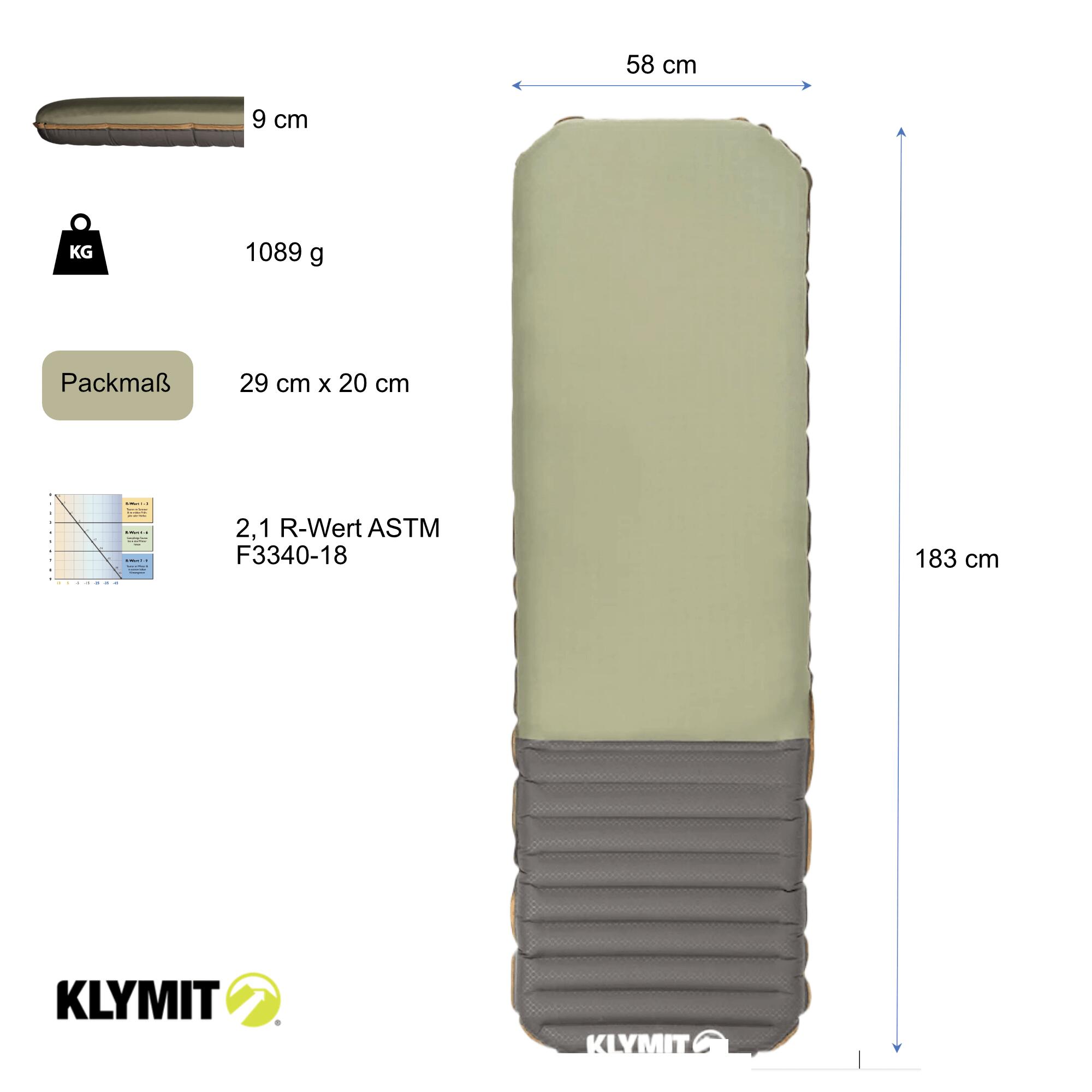 Opblaasbaar matras Klymit Klymaloft Regular 2/5