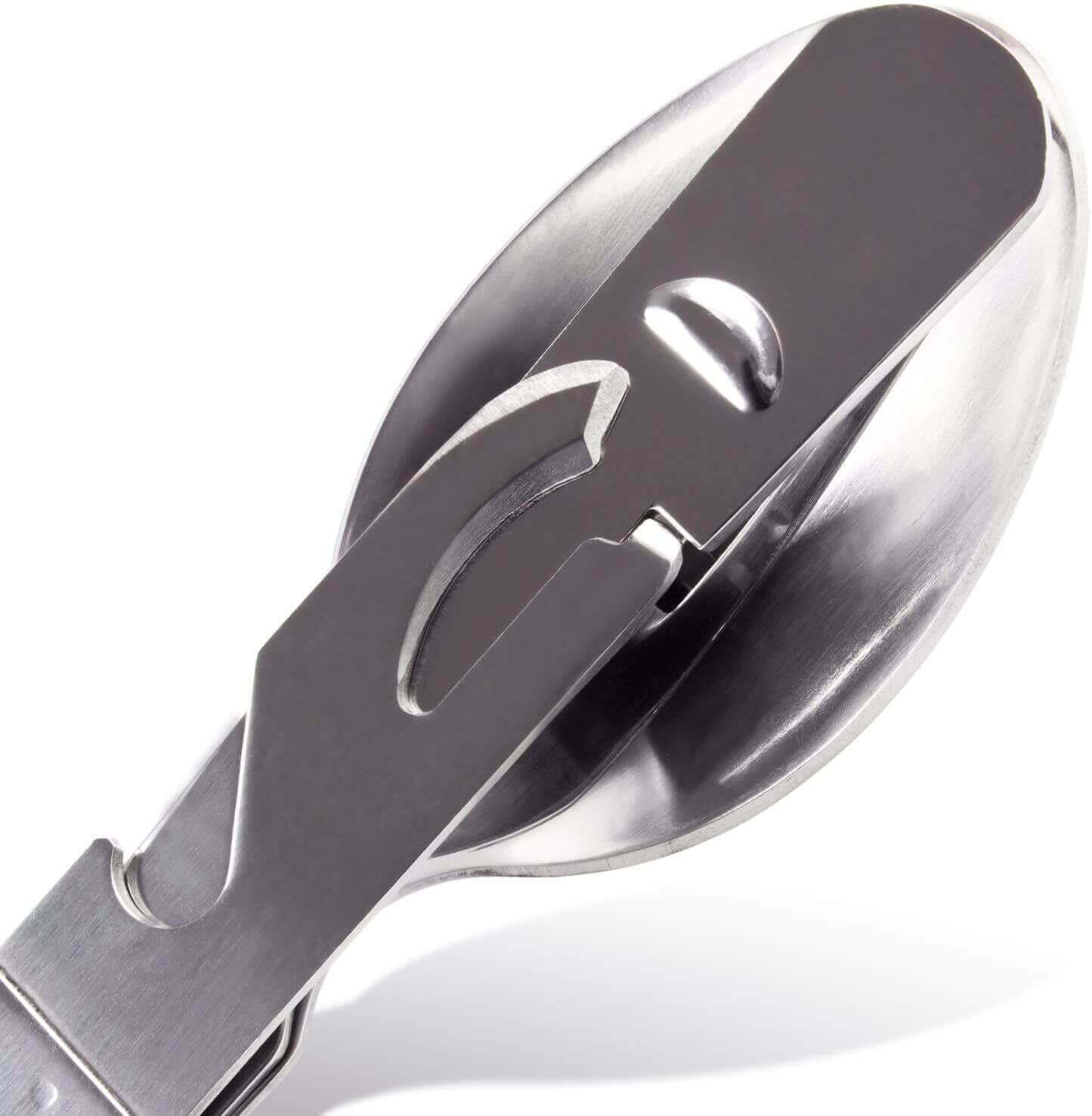 Camping Besteck 4-teilig Aufbewahrung-Box Messer Gabel Löffel Flaschenöffner 4/5