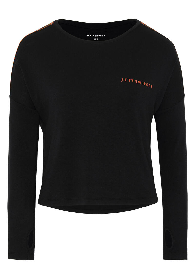 Longsleeve mit Label-Akzenten