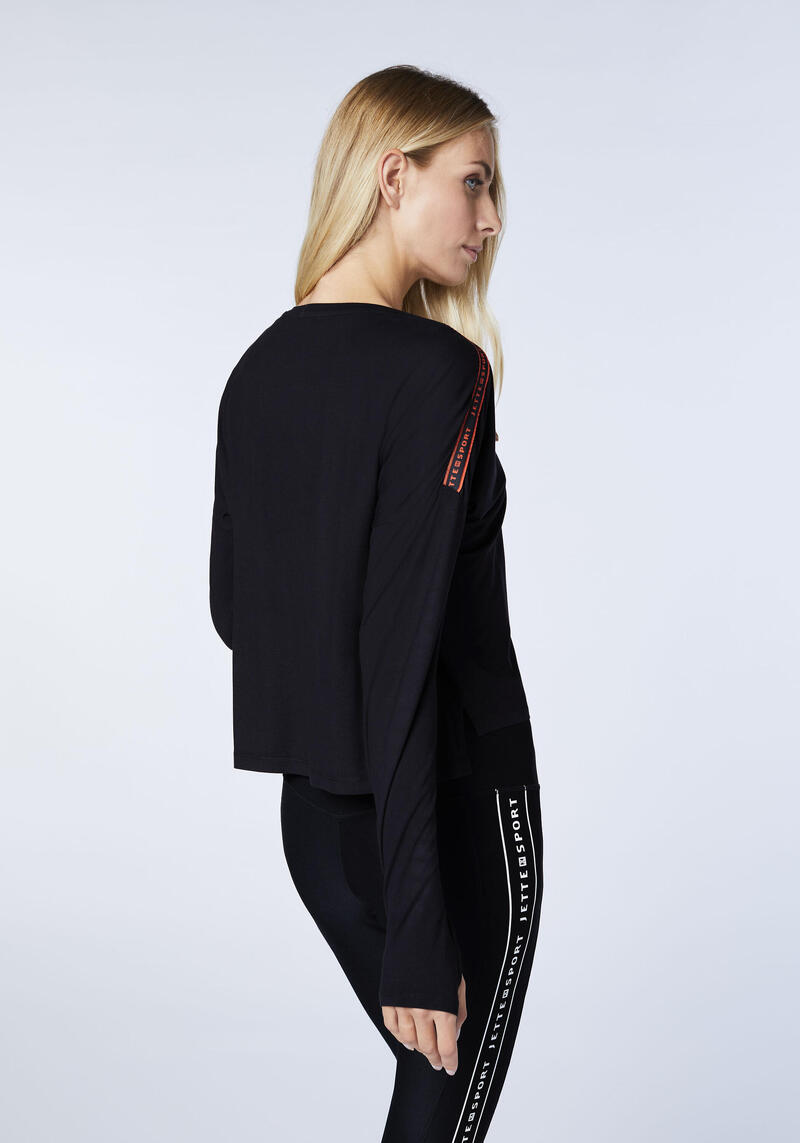 Longsleeve mit Label-Akzenten