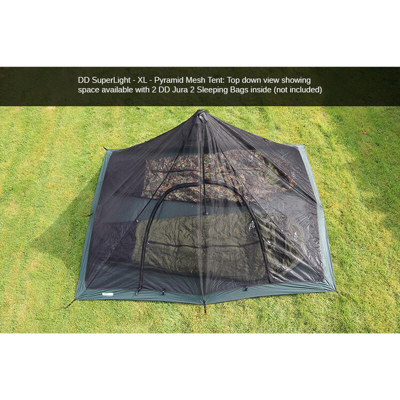 DD HAMMOCKS DD Hammocks SuperLight XL Pyramid Mesh Tent Tipitent