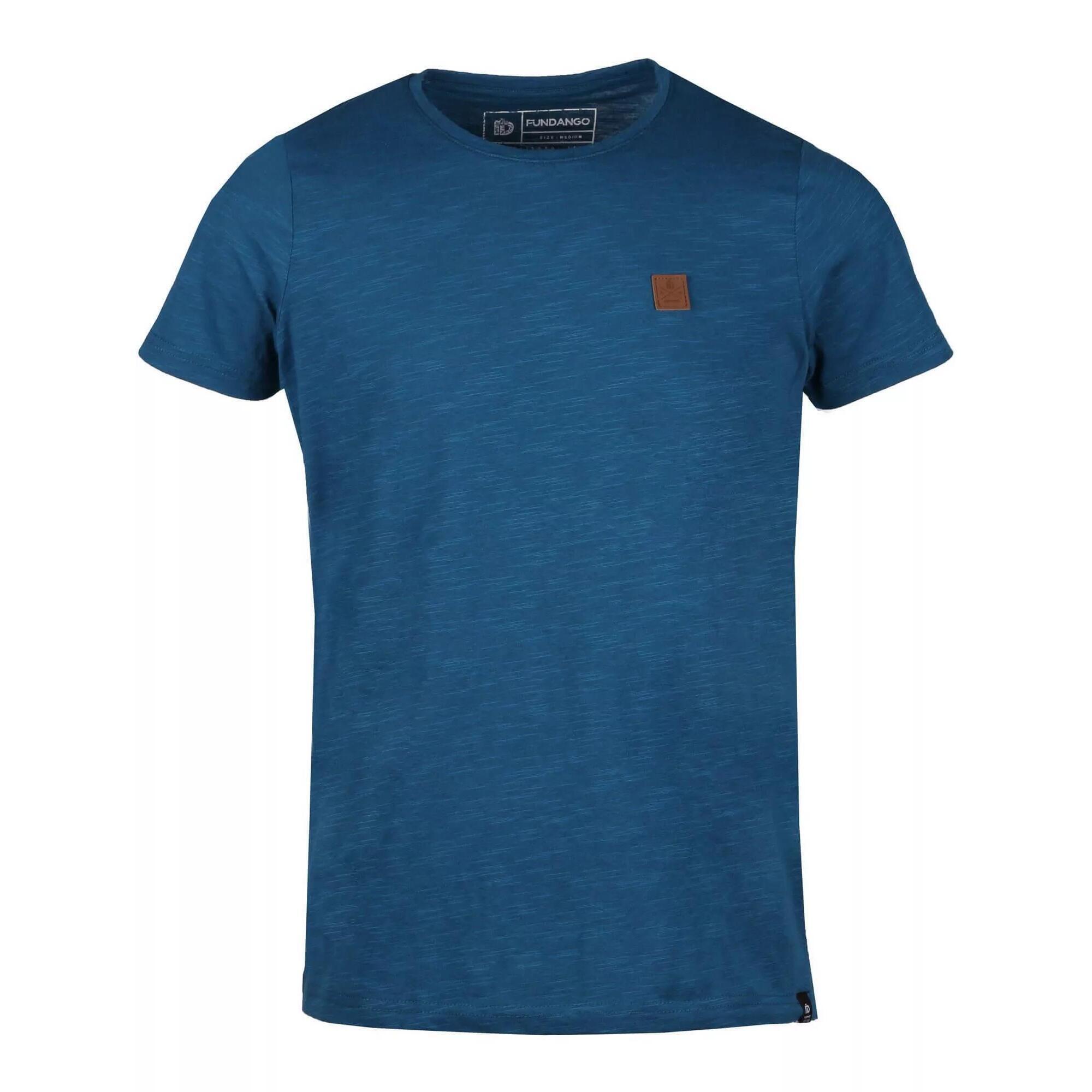 T-shirt męski Fundango Jaggy Structured T z krótkim rękawem