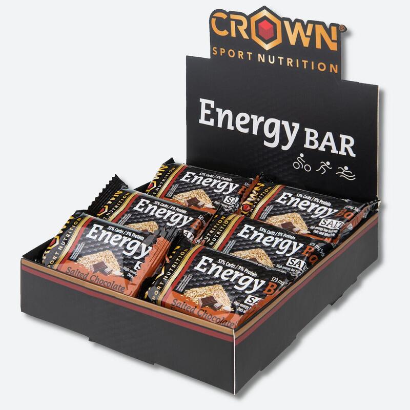 Caja de 12 barritas energéticas de avena ‘Energy Bar‘ de 60 g Chocolate salado