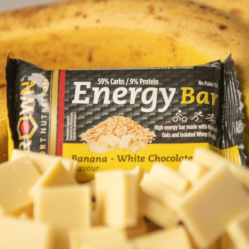 Barrita energética de avena ‘Energy Bar‘ de 60 g Banana y Chocolate blanco