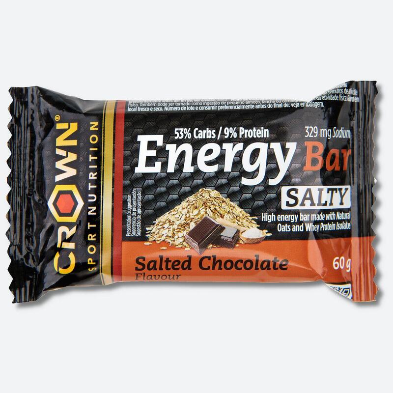 Barra energética de aveia de 60g ‘Energy Bar‘ Chocolate Salgado