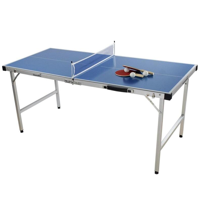 GOPLUS Table de Ping Pong Pliable avec 2 Balles et 2 Raquettes