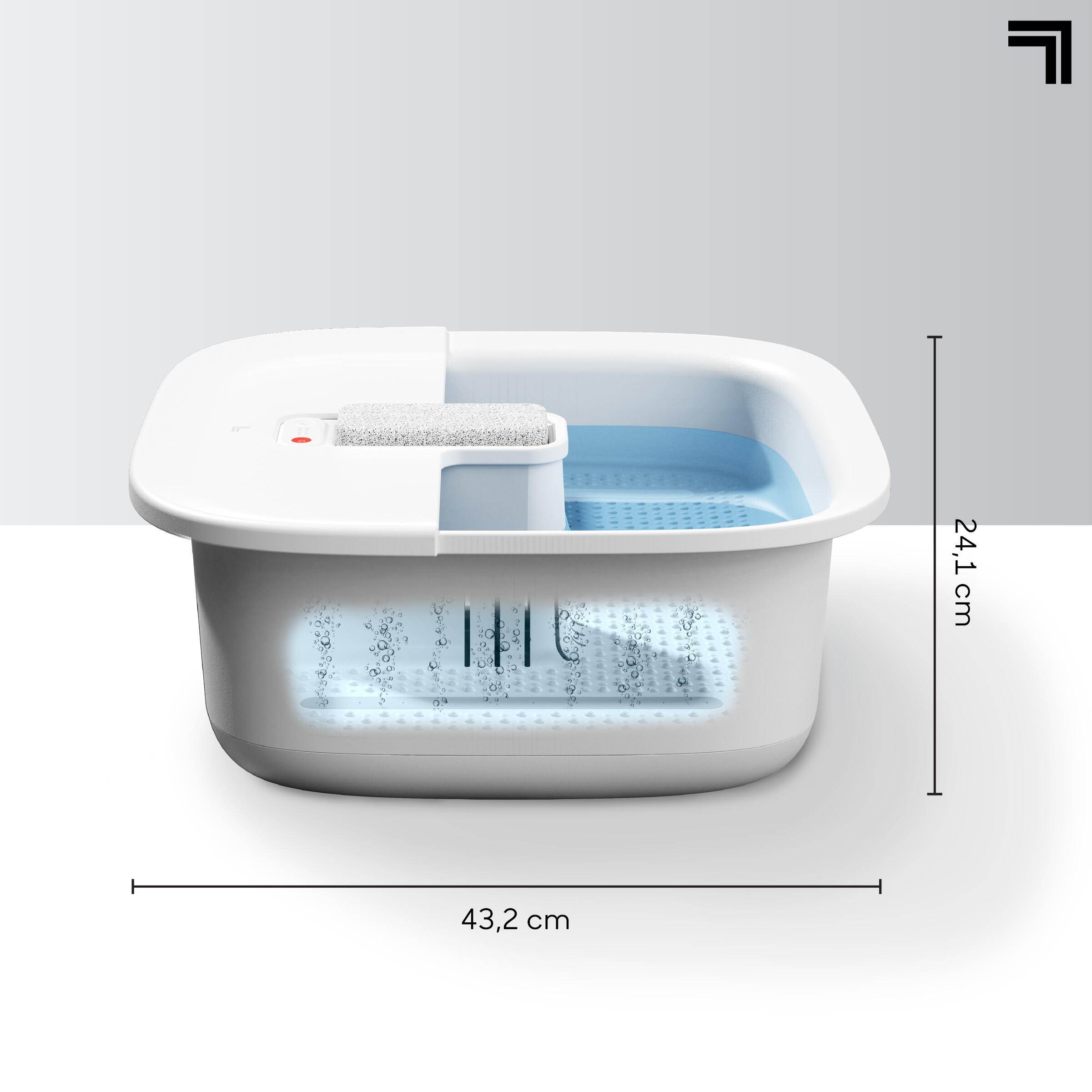 Sharper Image - Bain de pieds chauffant et massant 3/5