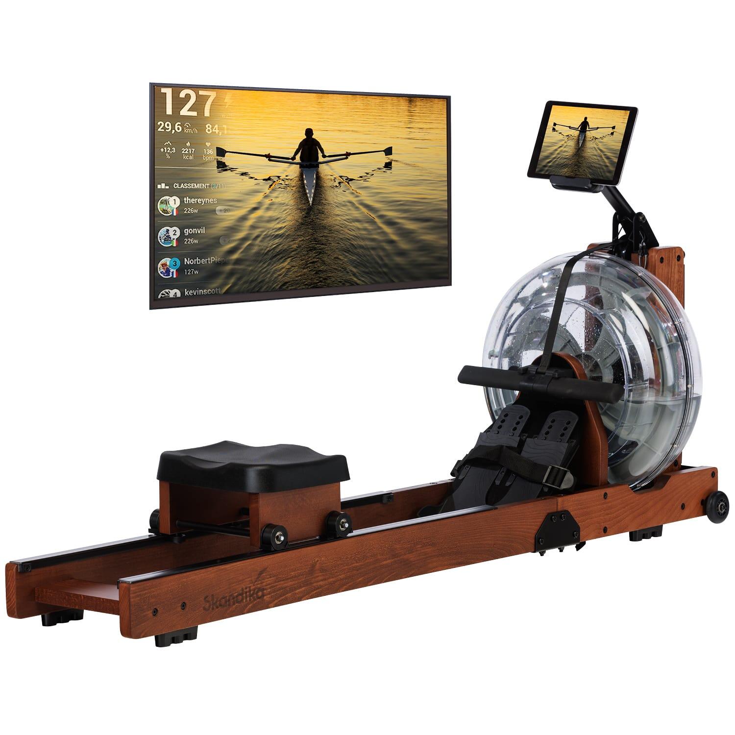 SKANDIKA Water Roeitrainer Lykke - hout - 6 weerstandsniveaus - Bluetooth - connected