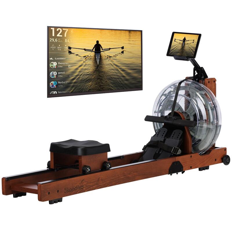 Vogatore ad acqua Lykke - legno - max. 150 kg - 6 livelli di resistenza