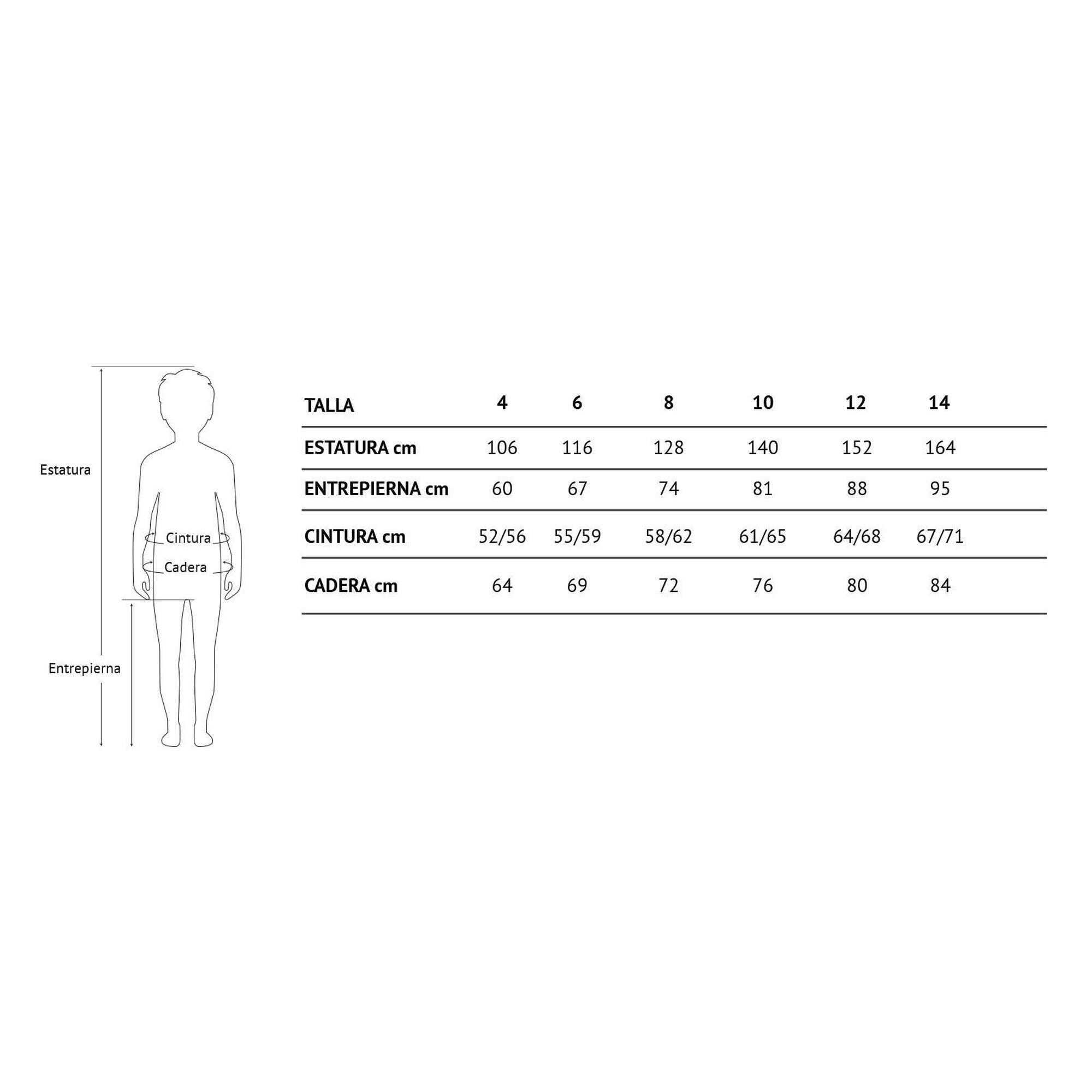 Pantalón para niños Trangoworld Conn Gris protección UV+50 3/3