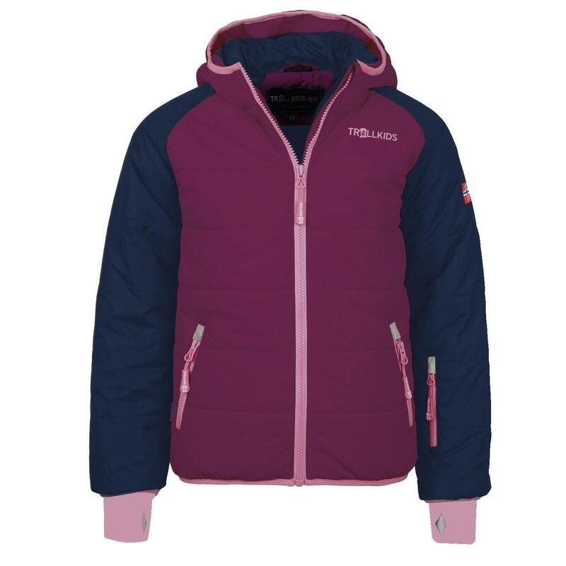 Kinder Winterjacke Hafjell XT Marineblau/Violett