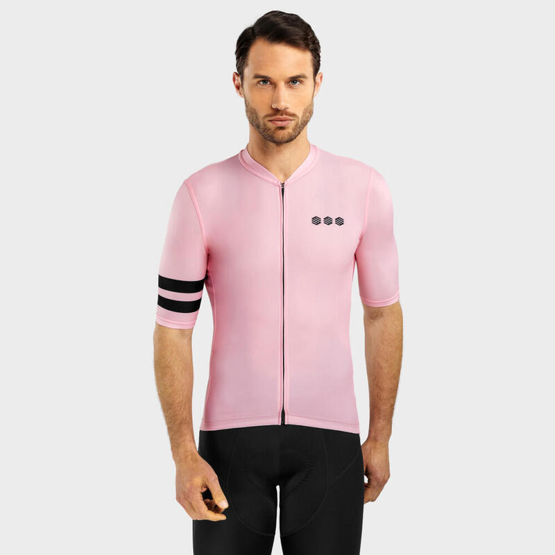 Kurzärmeliges Trikot Radsport SIROKO M2 Ronda Bubblegum Pink Herren