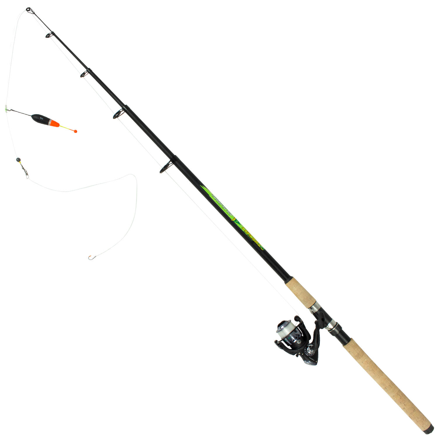 Hengelset | Hengel en reel combo | Karper en paling | 300 cm 6/7