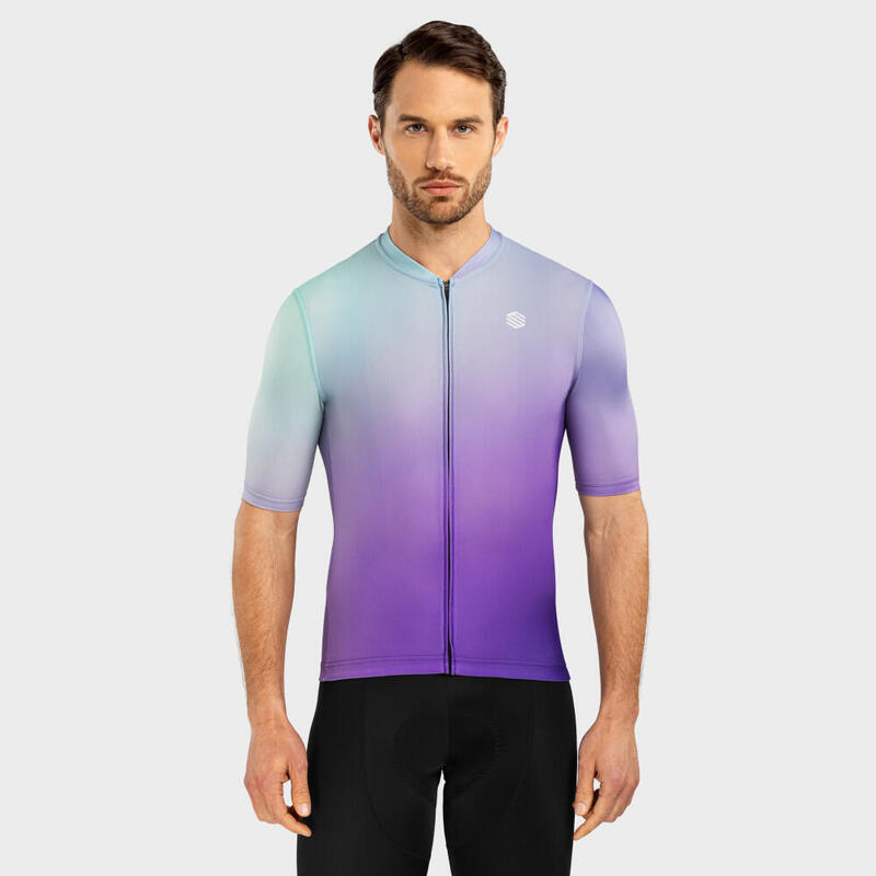 Maillot manga corta ciclismo SIROKO M2 Planet Violeta Hombre