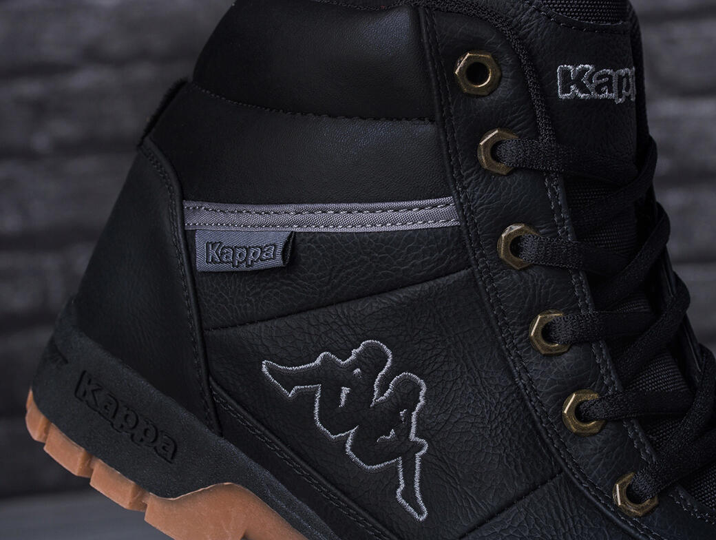Kappa unisex schwarz Kurzschaft Stiefel Wanderstiefel 242075 6/7