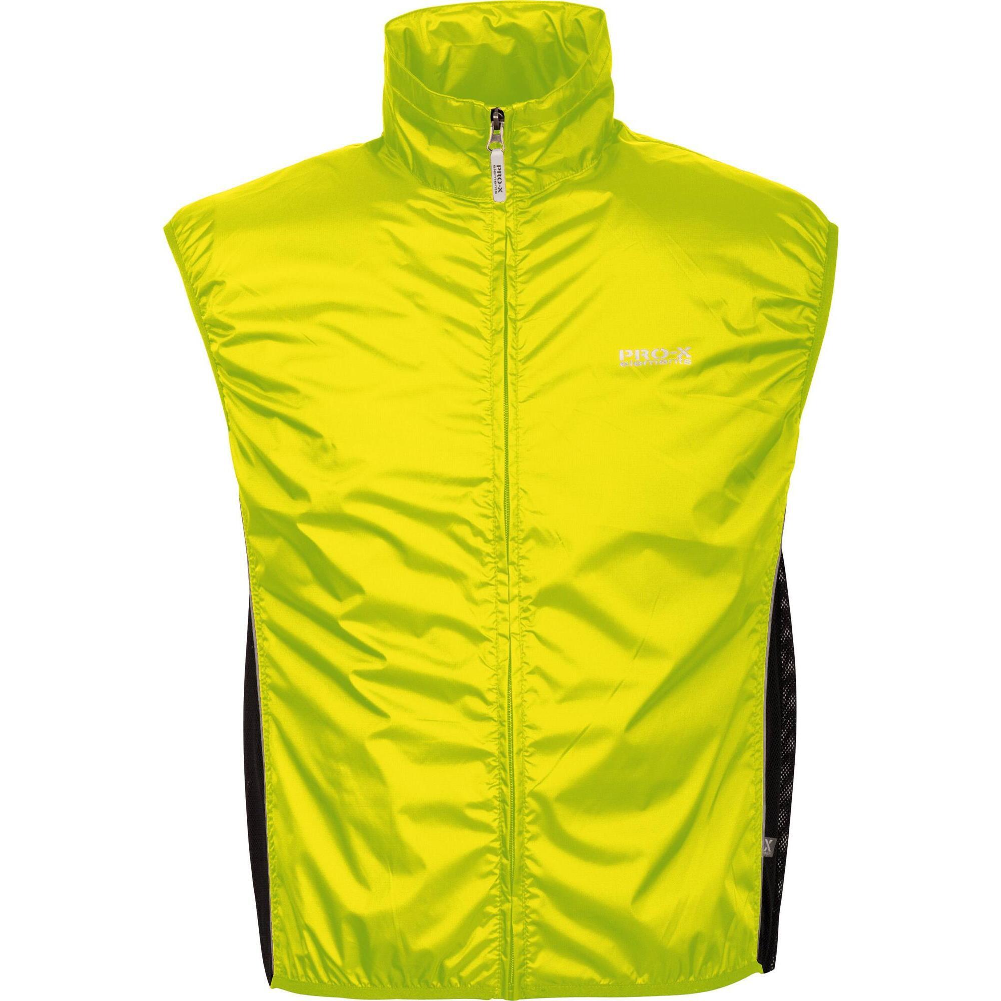 Pro-x Elements - Gilet Fonctionnel Unisexe Bike Vest Jaune Néon - Veste - Jaune - 38 S - Decathlon