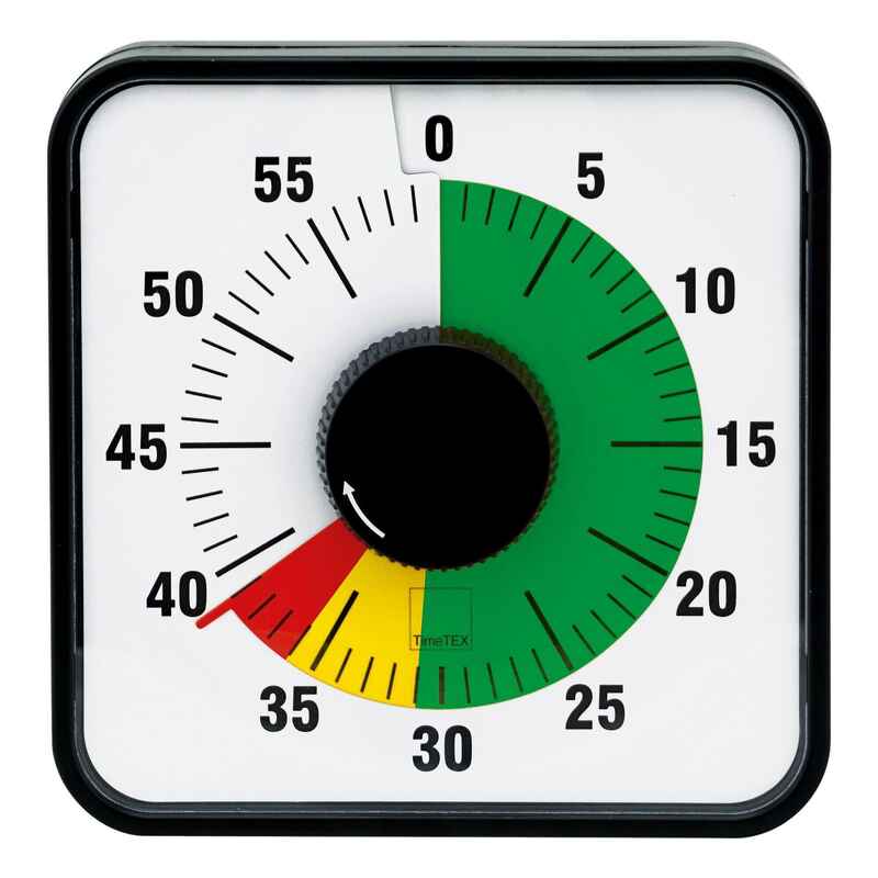 TimeTex Zeitdauer-Uhr Automatik, Tisch/Wand