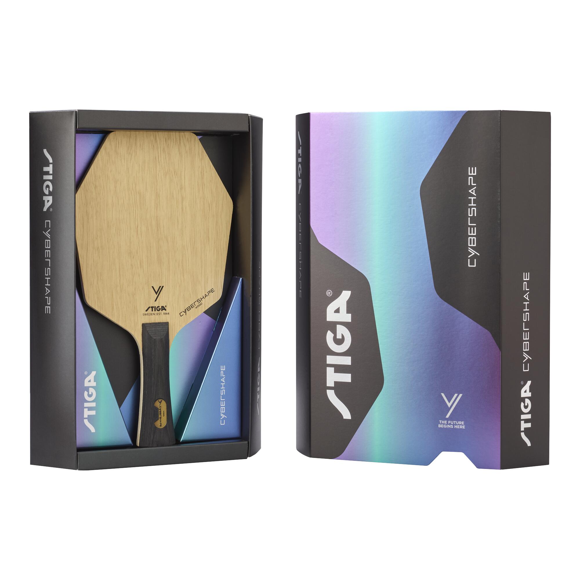 Raqueta de Ping Pong Madera Cybershape Wood - Master 5/7