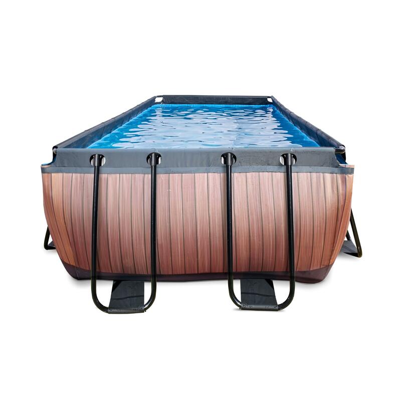 Piscine 400x200x122cm avec pompe filtrante