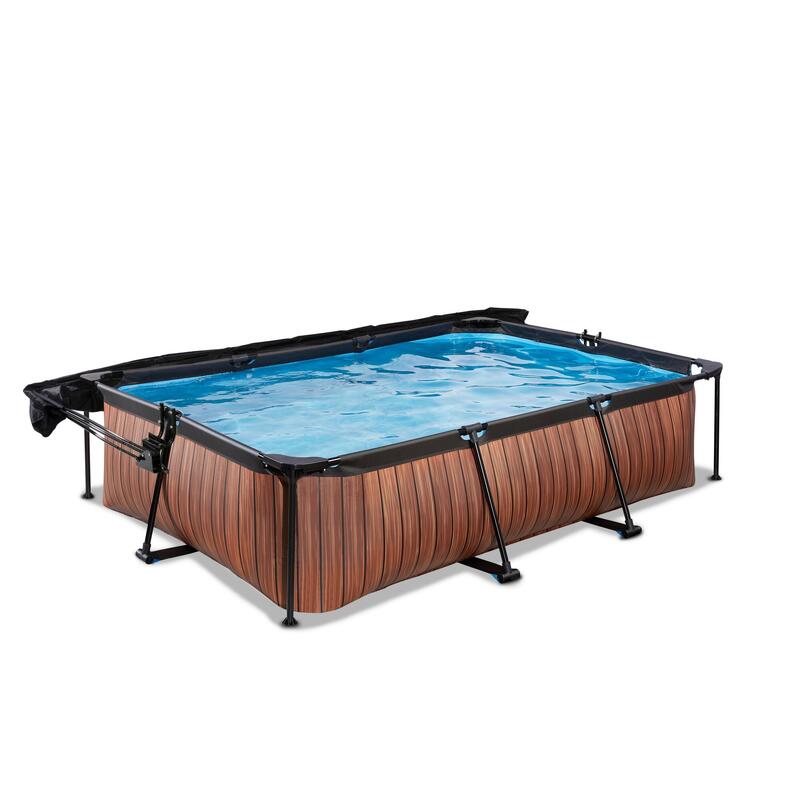 Pool 300x200x65cm mit Sonnensegel und Filterpumpe