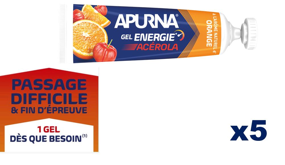 Gel Passage Difficile (Etui 5 x 35g) | Orange Acérola 2/4