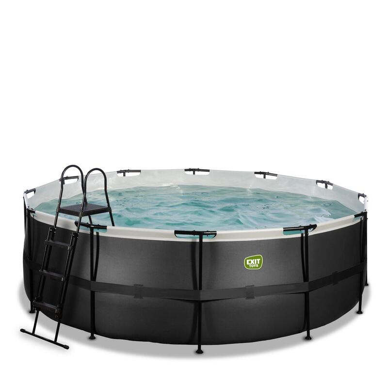 Piscine ø427x122cm avec pompe filtrante à sable