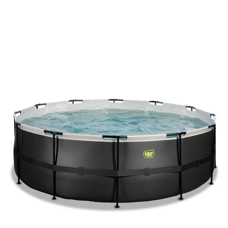 Piscine ø427x122cm avec pompe filtrante à sable