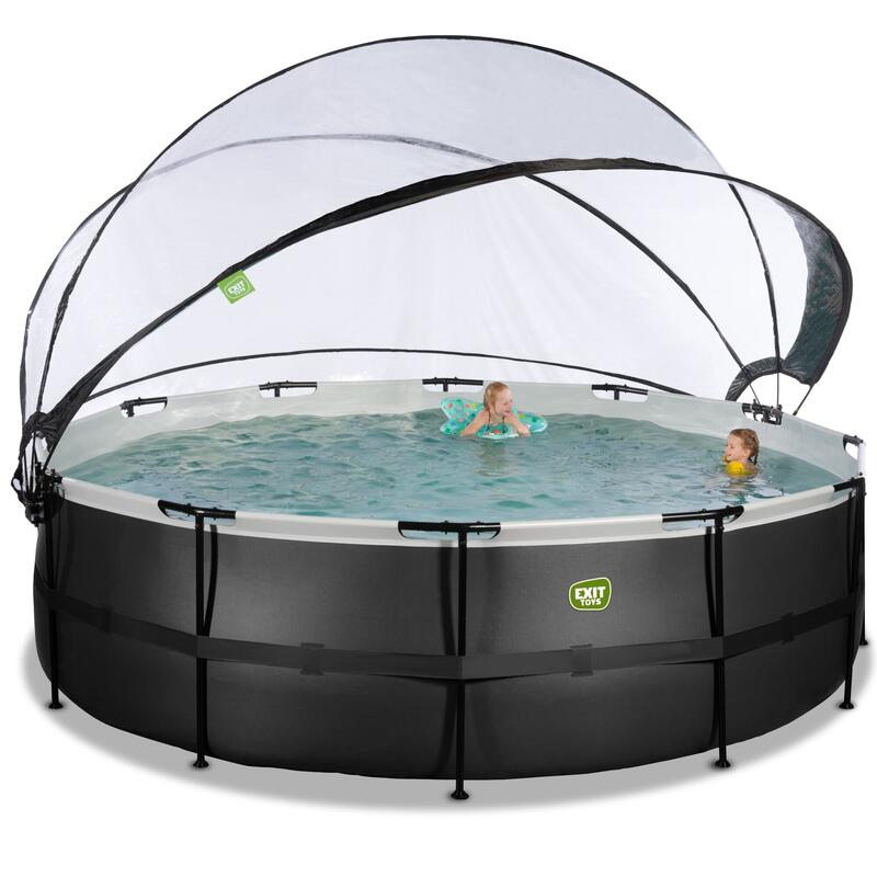 Piscine ø488x122cm avec kit d'accessoires