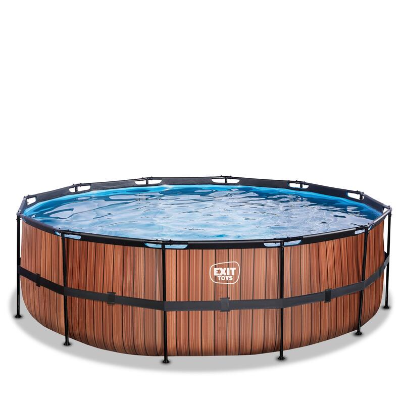 Piscine ø450x122cm avec pompe filtrante à sable