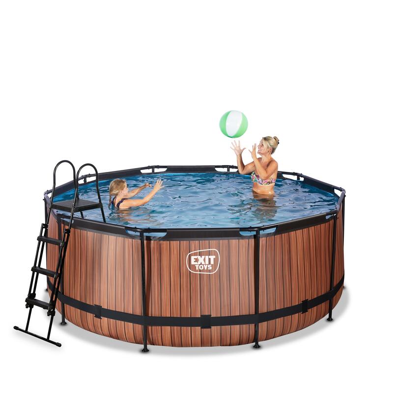 Piscine ø360x122cm avec pompe filtrante