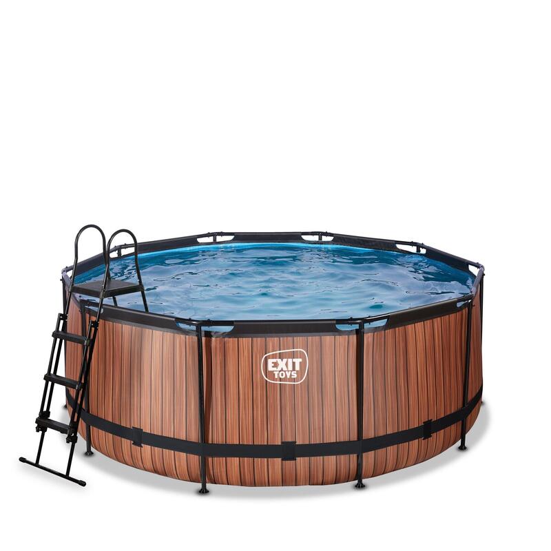 Piscine ø360x122cm avec pompe filtrante à sable