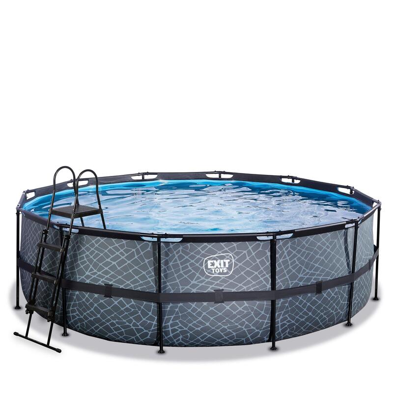 Piscine ø450x122cm avec pompe filtrante