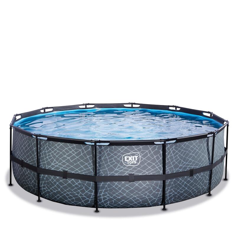 Piscine ø450x122cm avec pompe filtrante